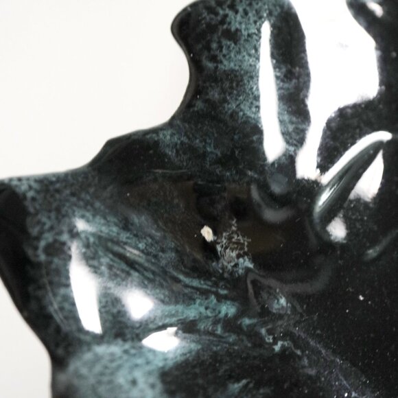 Vintage Pair of BLUE MOUNTAIN POTTERY Drip Glaze Maple Leaf Canada Dishes - Picture 7 of 8